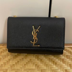 Saint Laurent Kate Small Leather Shoulder Bag